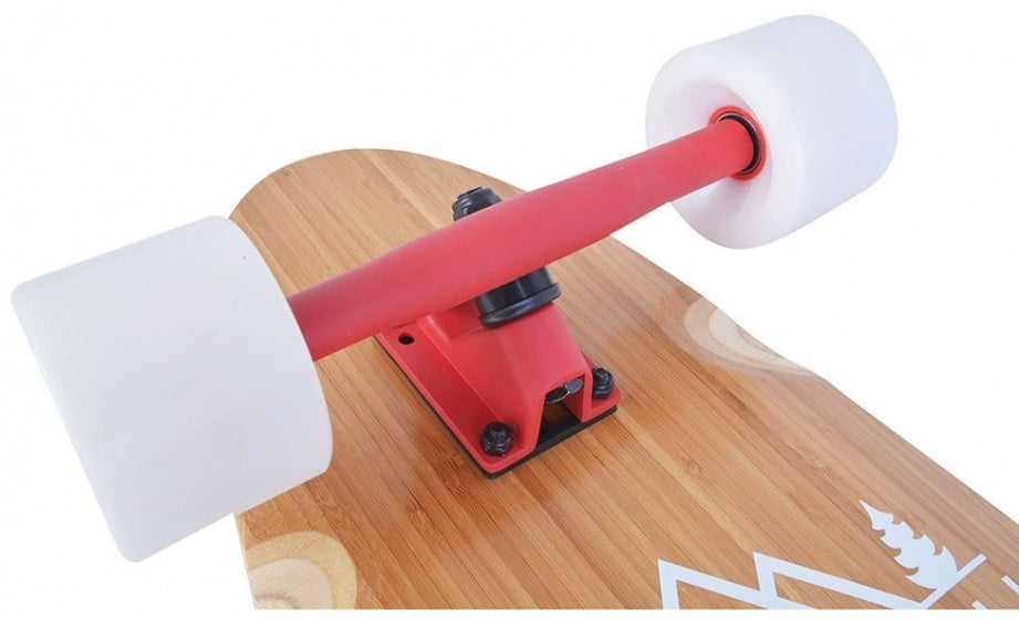 Longboard Flow 109 x 23 cm leer weiß