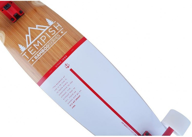 Longboard Flow 109 x 23 cm leer weiß