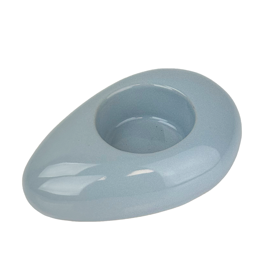 Teelichthalter blau 11,5x8x4cm