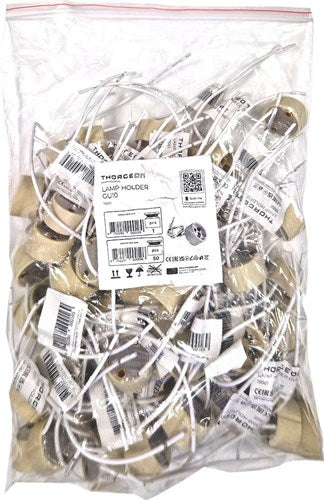 Thorgeon-Lampenfassung GU10 mit 10-cm-Drahtbeutel (100) – 6043311