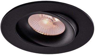 Thorgeon LED-Einbaustrahler 8,2W dimtowarm 96mm rund verstellbar schwarz - LED4681