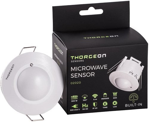 Thorgeon Radar-Bewegungssensor Deckeneinbau 360 Grad weiß – 3900544