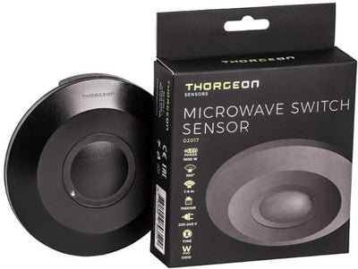 Thorgeon Radar-Bewegungsmelder Deckenaufbau 360 Grad schwarz - 3900541
