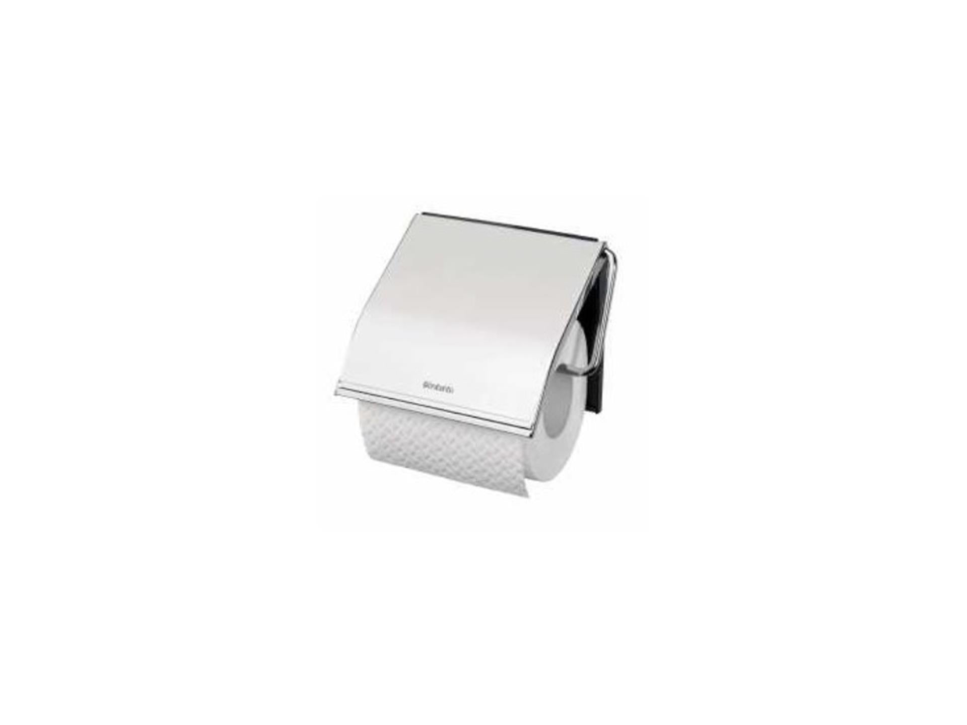 Brabantia Toilettenpapierhalter aus brillantem Stahl