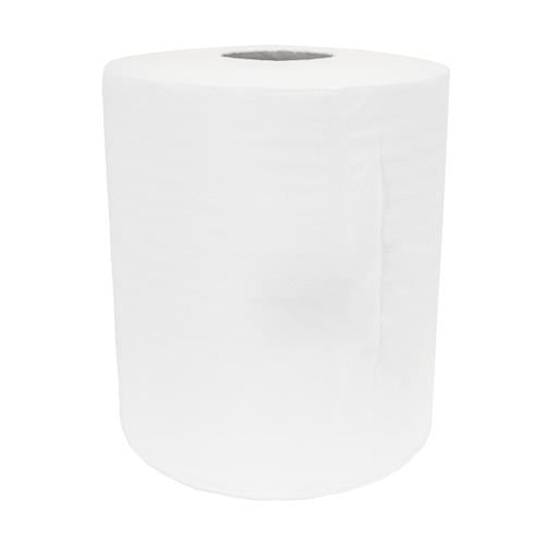 Towlers Reinigungspapier, B = 20 cm, L = 275 m, weiße 1-lagige PP-Rolle (6) | 6 Stück