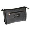 Reisende Toilettenbeutel Sport militärisch grau blau 30 cm x 24 cm