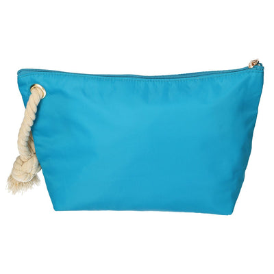 Reisender Toilettenbag Meer, Sandsonne Blau Orange 30 cm x 19,5 cm