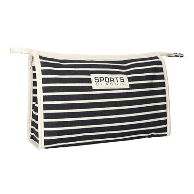 Reisende Toilettenbeutel Streifen Blauw Sports Classic 30x20 cm
