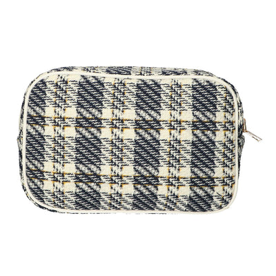 Reisende Toilettenbeutel Box Tweed Fenster 26x16cm