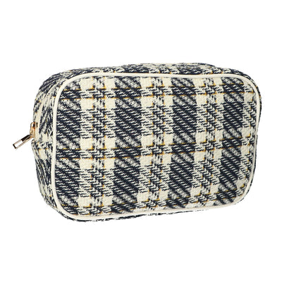 Reisende Toilettenbeutel Box Tweed Fenster 26x16cm