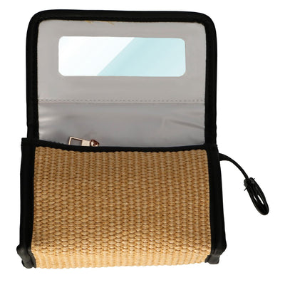 Traveller Mirror Bag Riet La Plage 16,5x11cm
