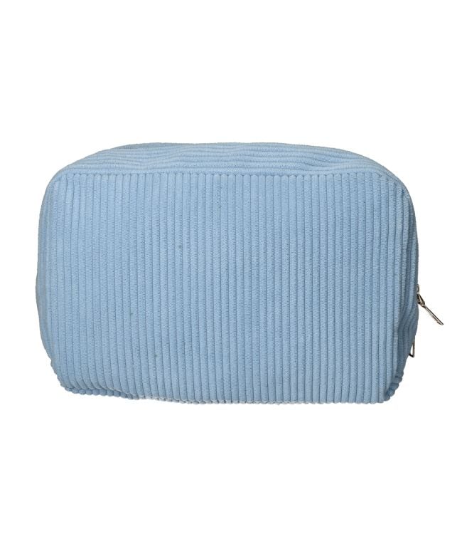 Reisender Toilettenbeutel Rib Stoff Blau 28x17cm