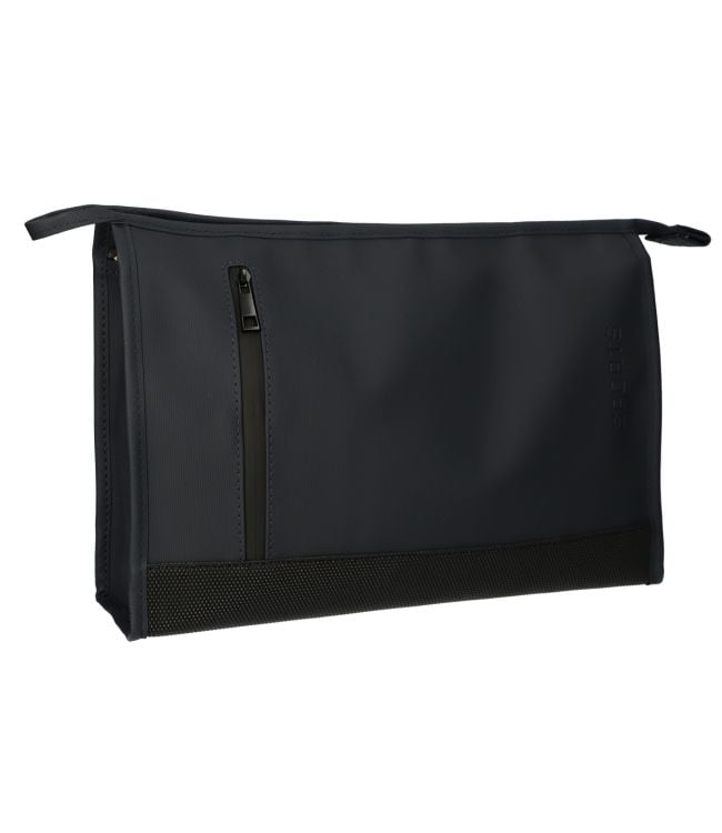 Reisender Toilettenbag Gummi -Bottom Black 35x24cm