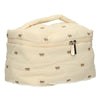 Traveler Beauty Case Schleifen beige 24cm x 17cm