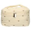Traveler Beauty Case Schleifen beige 24cm x 17cm