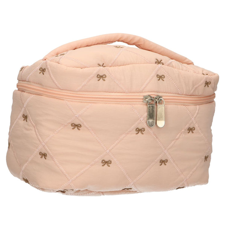 Traveler Beauty Case Schleifen Lachs 24cm x 17cm
