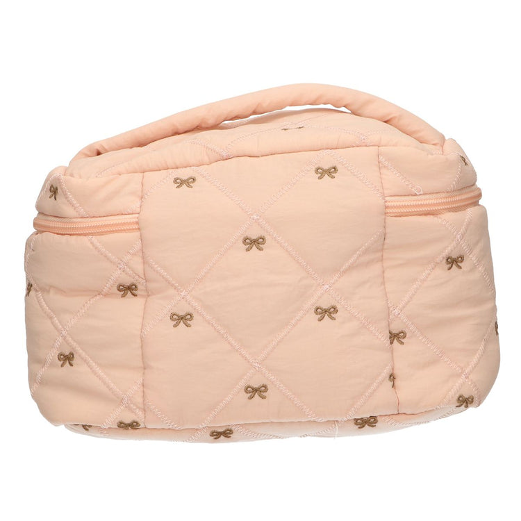 Traveler Beauty Case Schleifen Lachs 24cm x 17cm