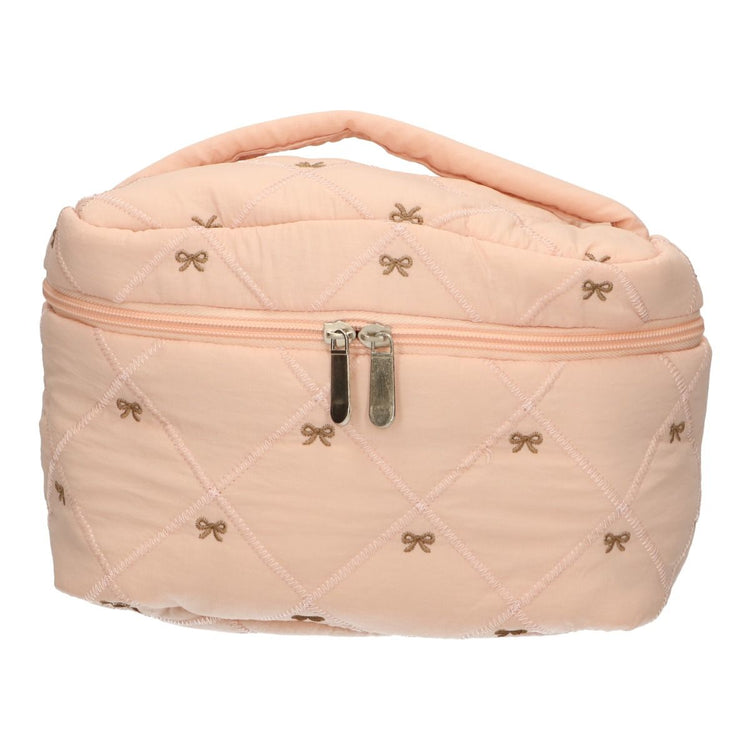Traveler Beauty Case Schleifen Lachs 24cm x 17cm