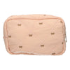 Traveler Beauty Bag Schleifen lachsfarben 22cm x 15cm