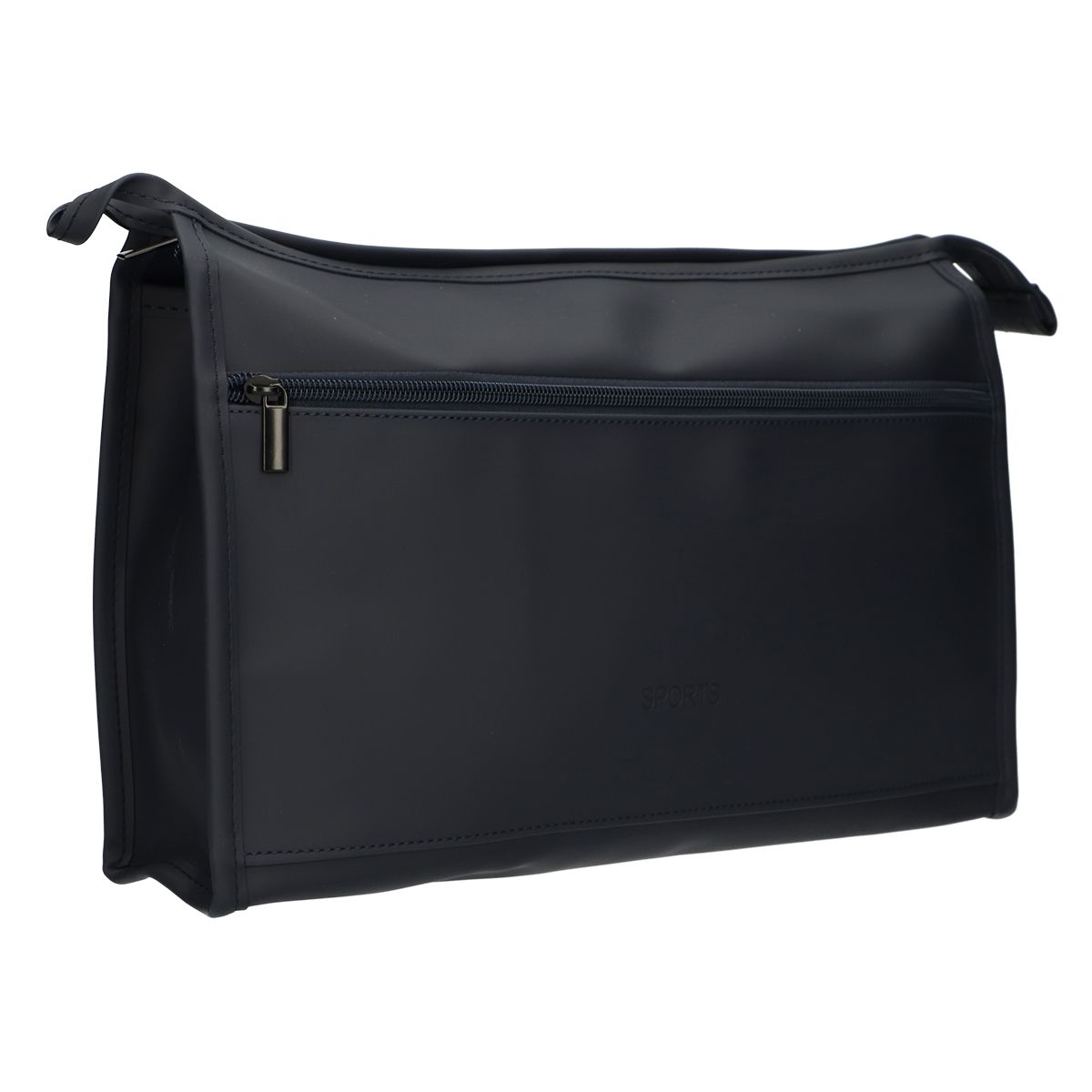 Reise-Kulturbeutel Sport wasserdicht dunkelblau 35 cm x 22,5 cm