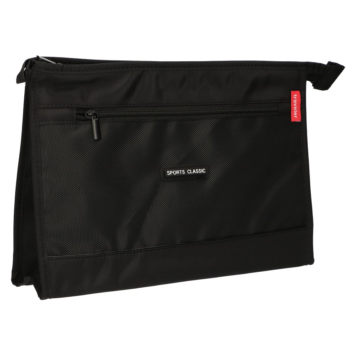 Traveller Kulturbeutel Herren Sport Classic Schwarz 35cm x 24cm