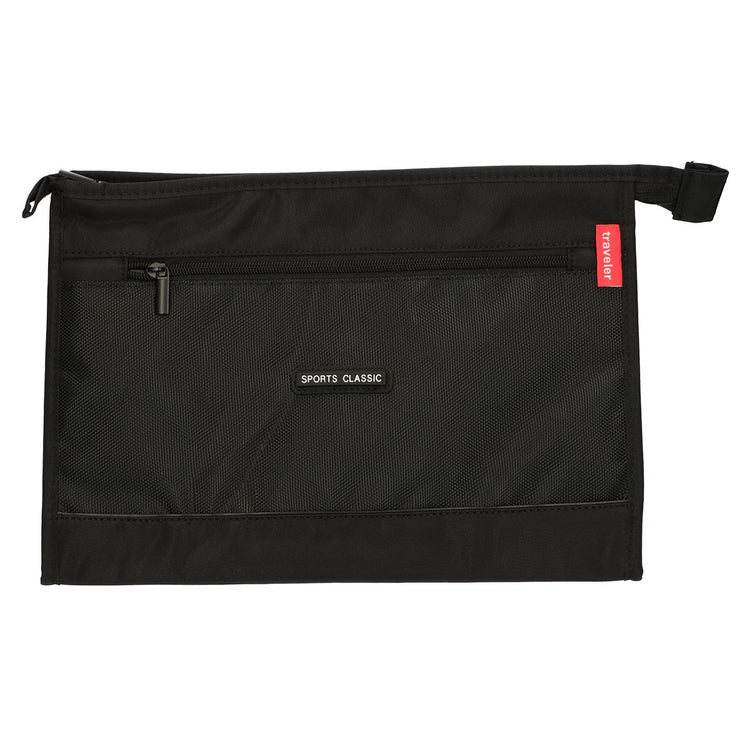 Traveller Kulturbeutel Herren Sport Classic Schwarz 35cm x 24cm