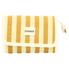 Traveller Spiegeltasche Sommergelb gestreift 17cm x 11cm