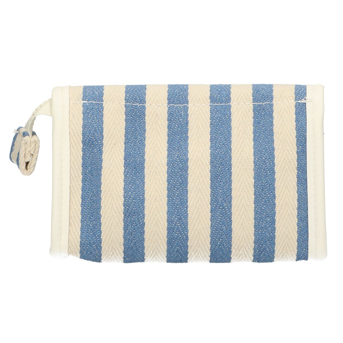 Traveller Spiegeltasche Sommerblau gestreift 17cm x 11cm
