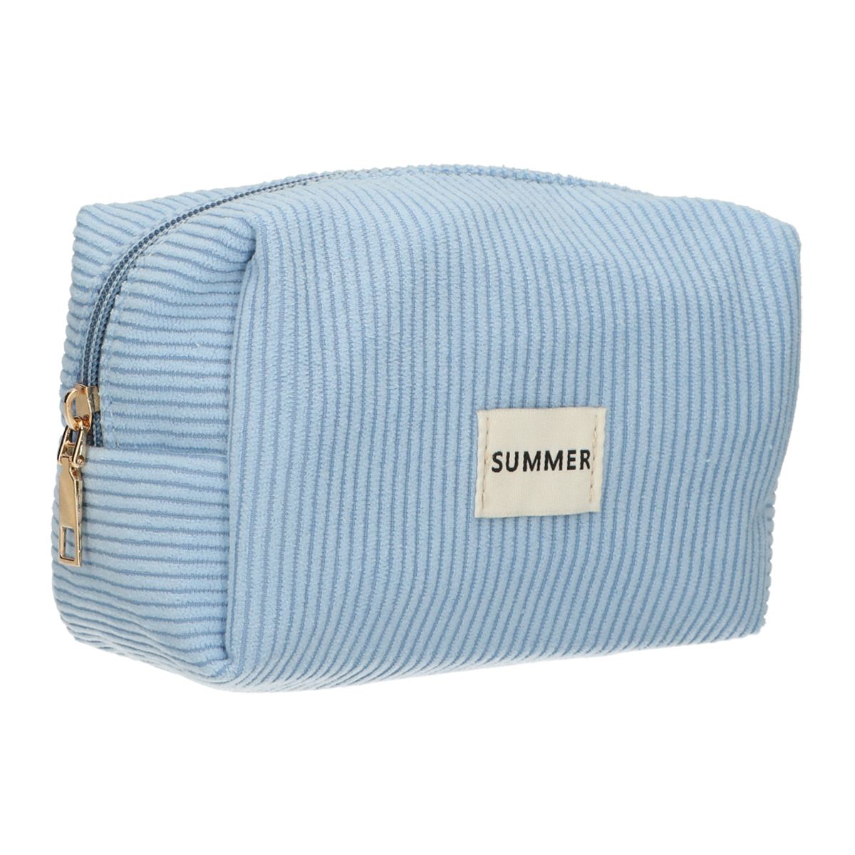 Traveller Beauty Bag Rib wasserdicht blau 20cm x 11,5cm