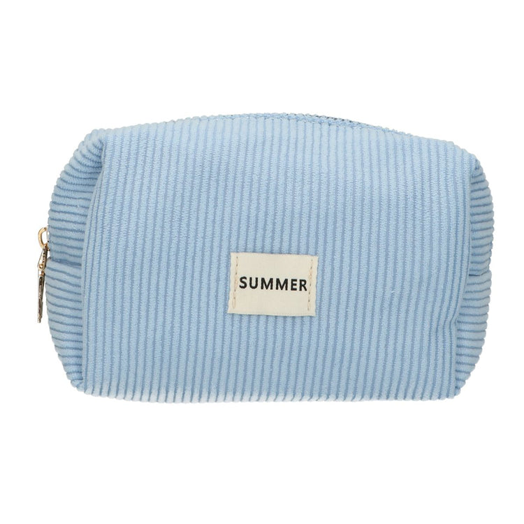 Traveller Beauty Bag Rib wasserdicht blau 20cm x 11,5cm