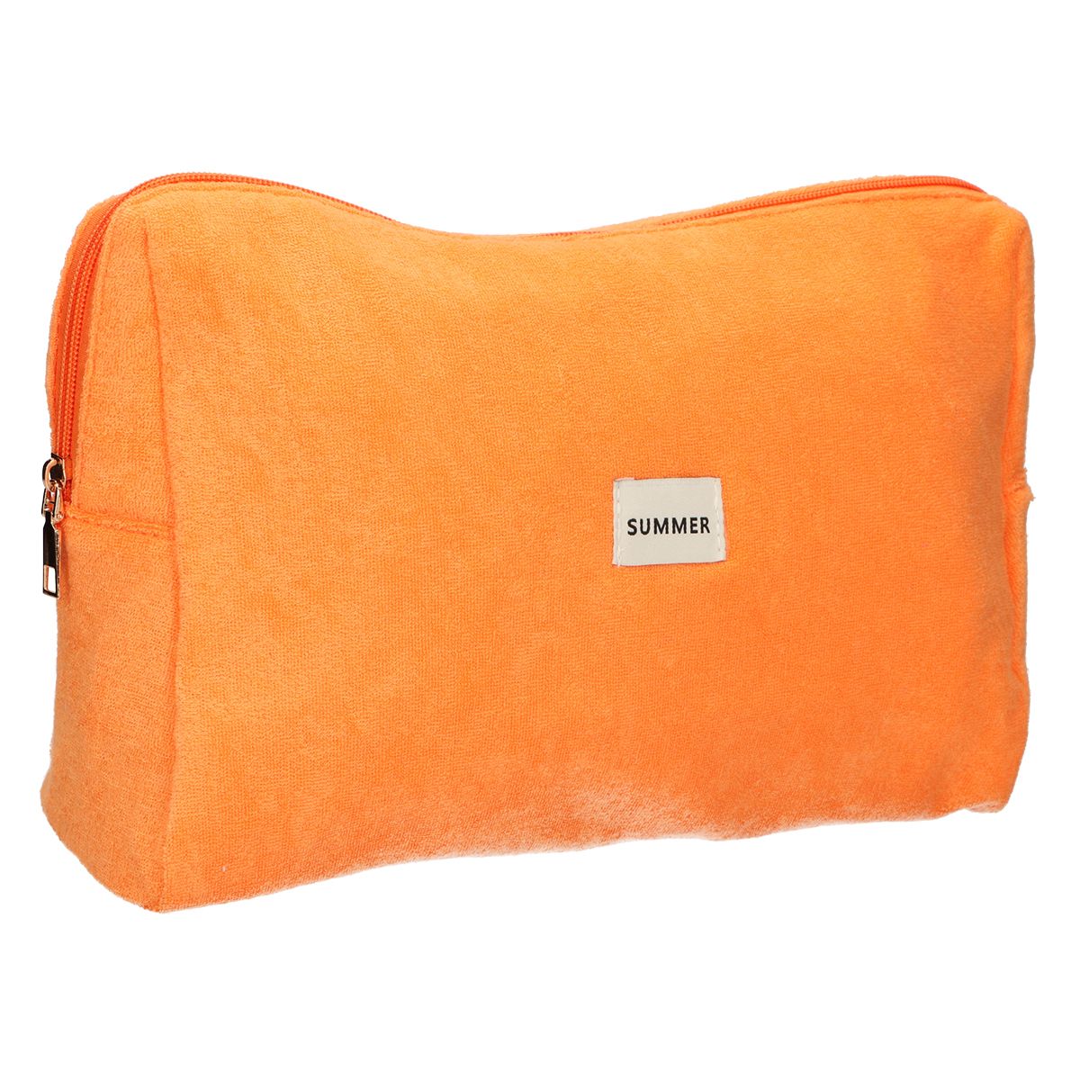 Traveller Kulturbeutel Frottee orange 28cm x 20cm