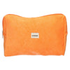 Traveller Kulturbeutel Frottee orange 28cm x 20cm