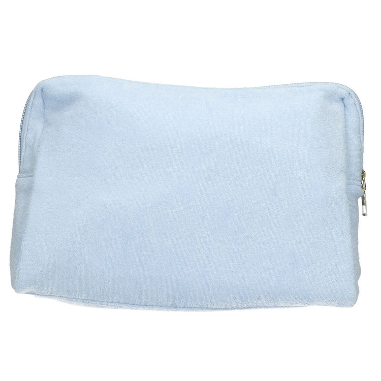 Traveller Kulturbeutel Frottee blau 28cm x 20cm