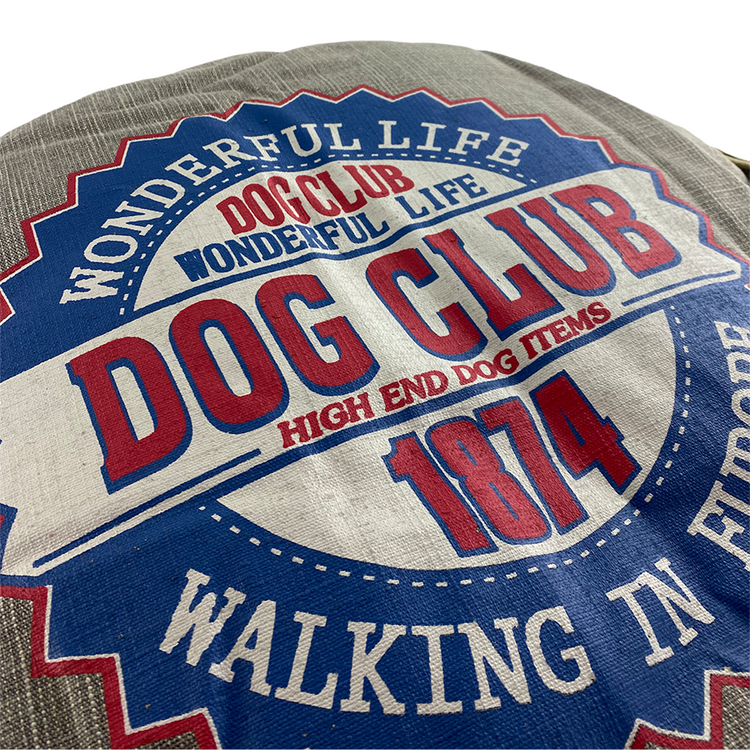 Tom Co Hundekissen Dog Club rund 62x62x14cm