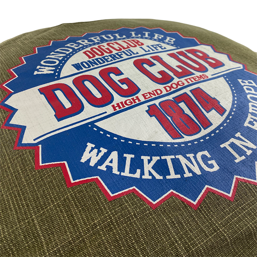 Tom Co Hundekissen Dog Club rund 62x62x14cm
