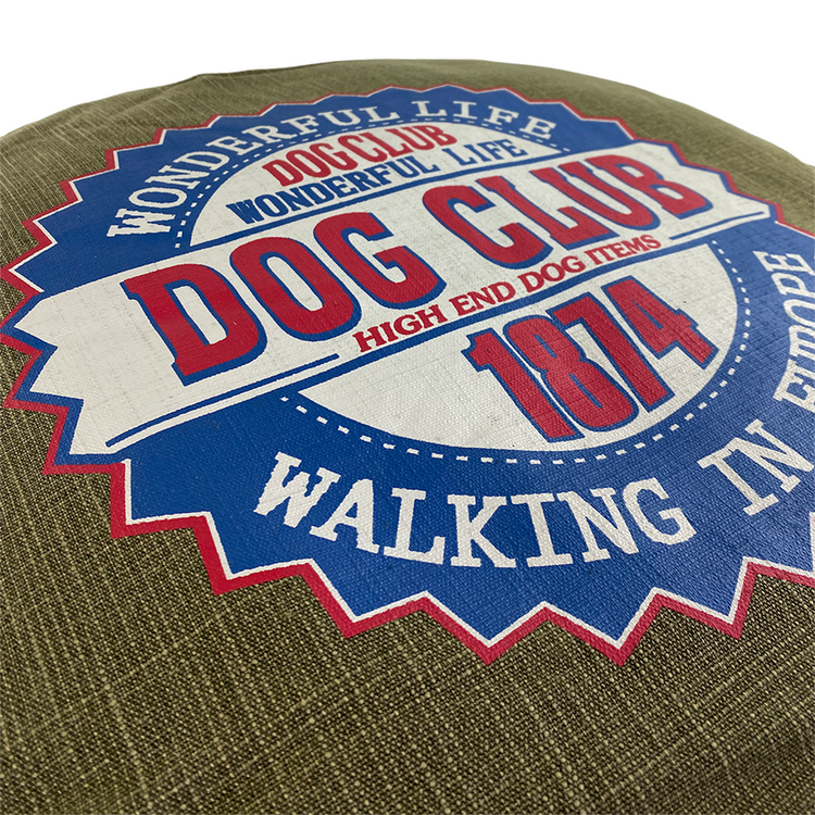 Tom Co Hundekissen Dog Club rund 62x62x14cm