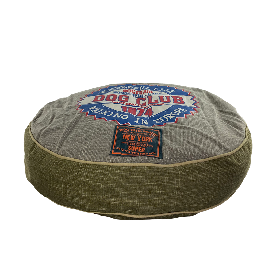 Tom Co Hundekissen Dog Club rund 62x62x14cm
