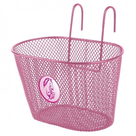 Fahrradkorb 5 Liter Pferd Rosa