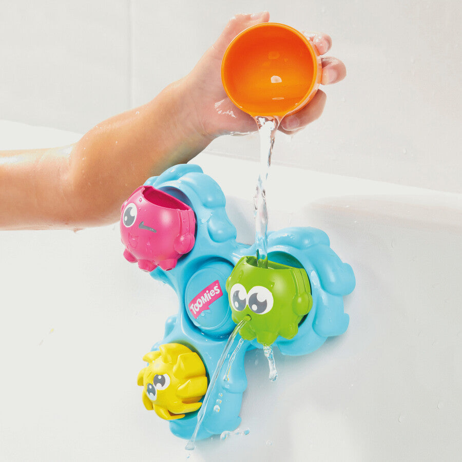 Tomy Toomies drehen Spritz-Oktopale