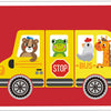 Toky Toy Pädagogische Holzmagnetplattentransport 80-Stück