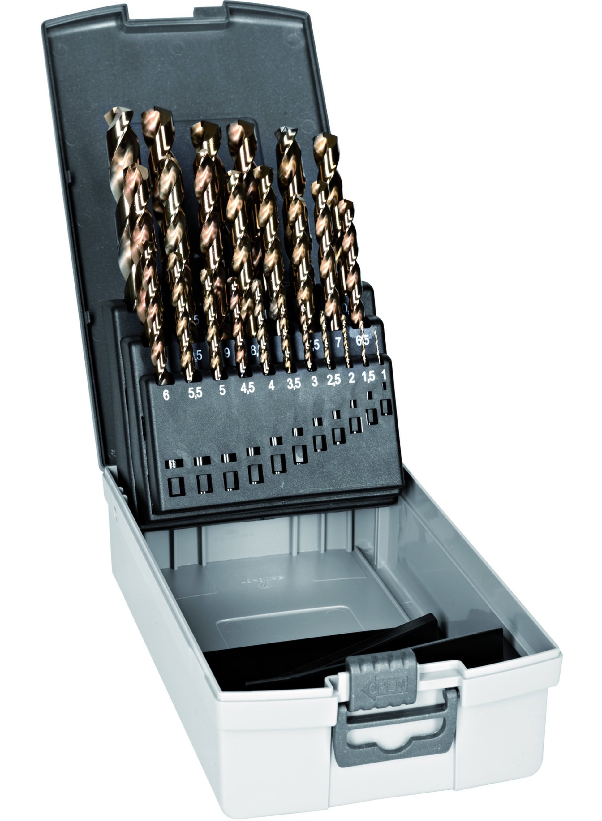 Bahco HSS-E-Bohrer-Set | Kobalt | für Metall - 25 Stück - 4511-set-25
