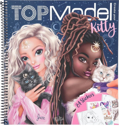 Top -Modell Malbuch Moonlight