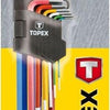Topex Innensechskant-Steckschlüsselsatz 9-teilig lang - 6479035