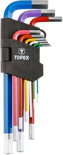 Topex Innensechskant-Steckschlüsselsatz 9-teilig lang - 6479035