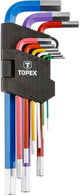 Topex Innensechskant-Steckschlüsselsatz 9-teilig lang - 6479035