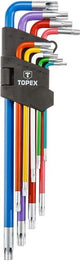 Topex TX-Schlüsselsatz Torx 9 Stück lang – 6479045