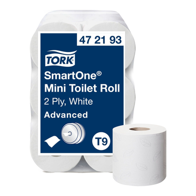 Tork Toilettenpapier Smartone Mini 2-lagig T9 111 m 13,4 cm (12 Stück)