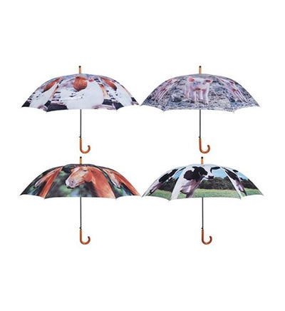 Esschert Design Regenschirm Bauernhoftiere