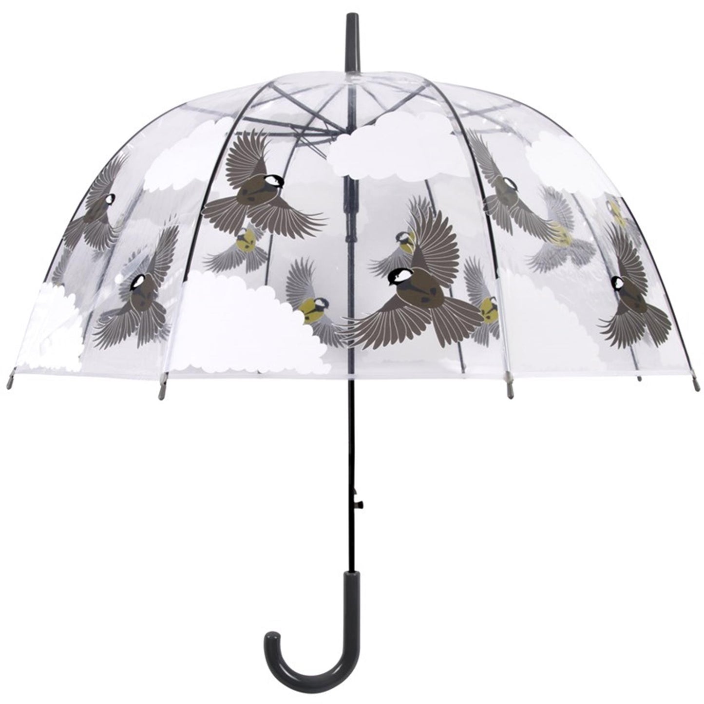 Esschert Design Regenschirm 2-seitig Vogel
