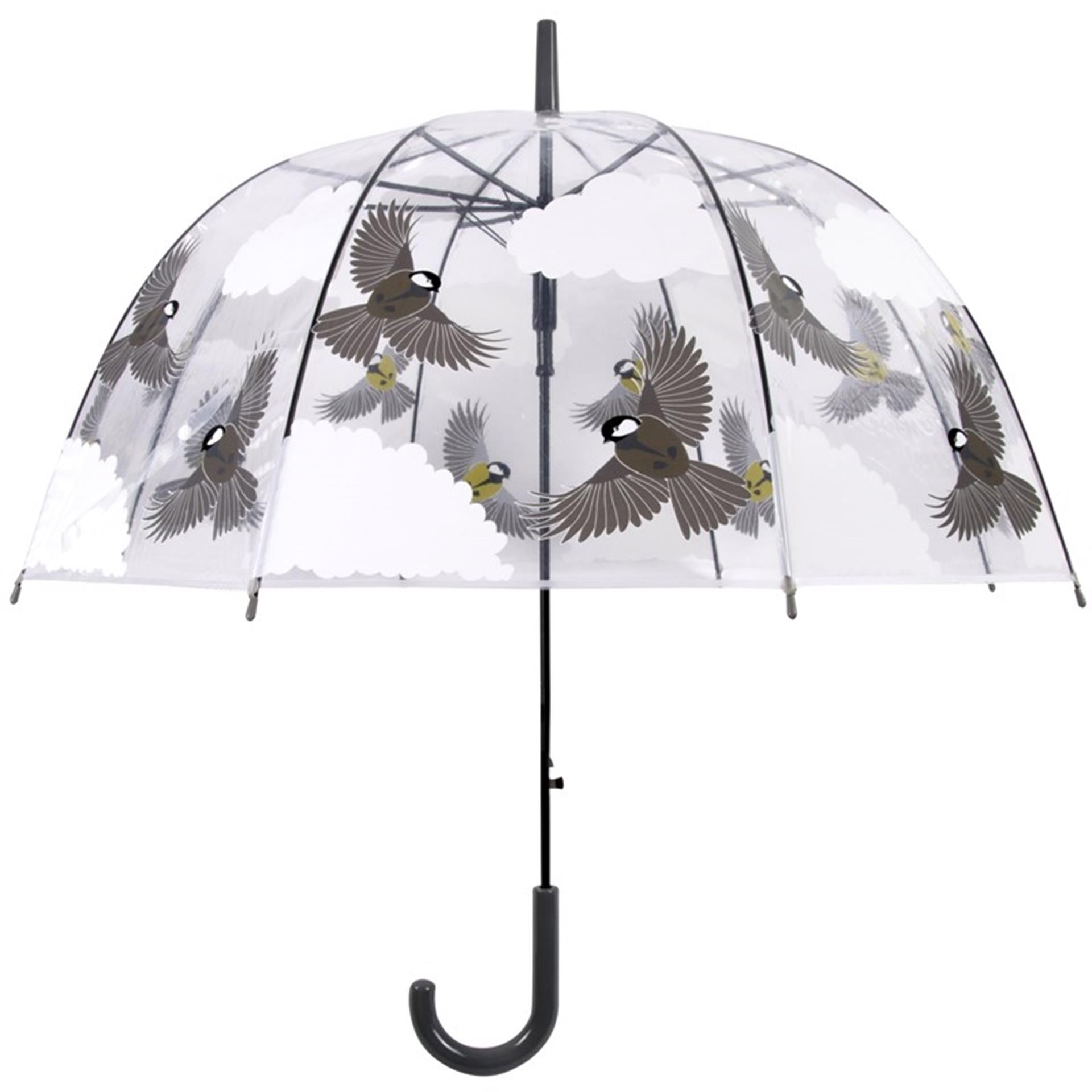 Esschert Design Regenschirm 2-seitig Vogel